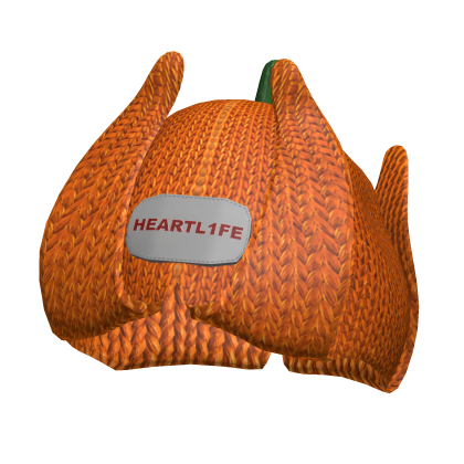 Zesty Orange Fruit Plush Knitted Beanie Roblox item