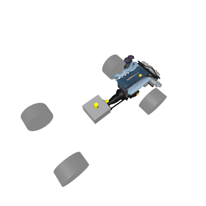 Car chassis with Air Suspension