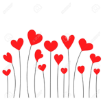 Red hearts