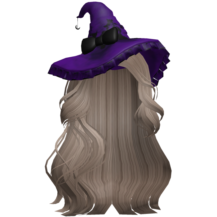 Halloween Side Swept Witch Hair (Light Brown)
