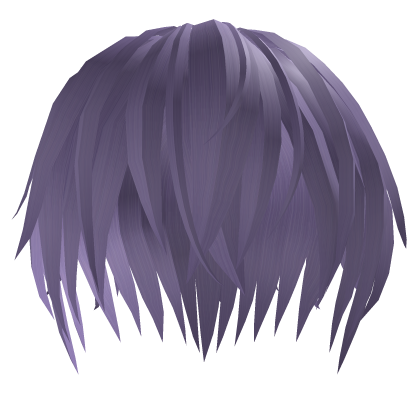 Emo Messy Anime Noy Ghoul Lavender purple Hair