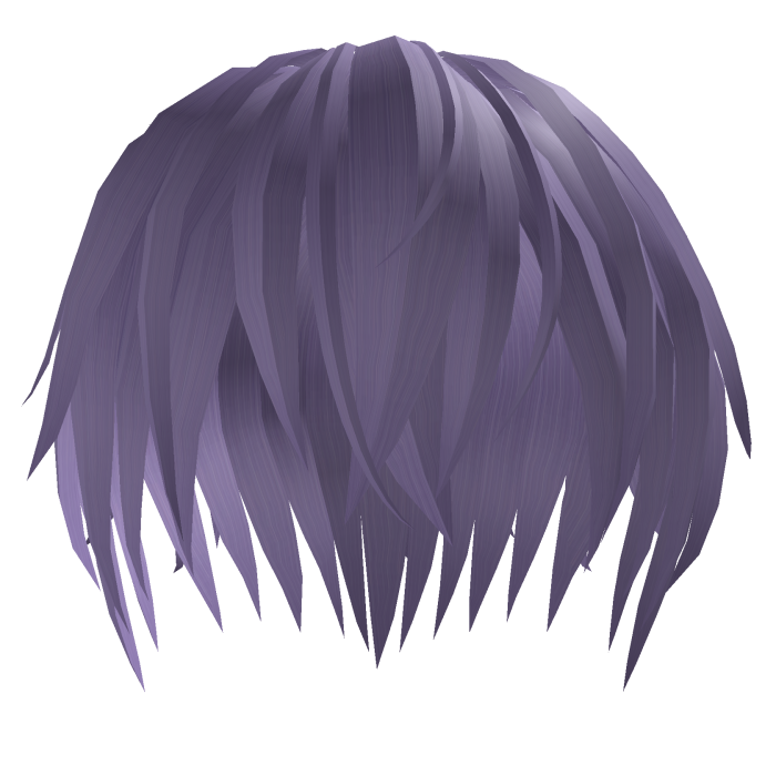 Emo Messy Anime Noy Ghoul Lavender purple Hair
