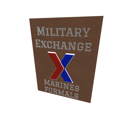 Marines Formals Military Exchange Sign