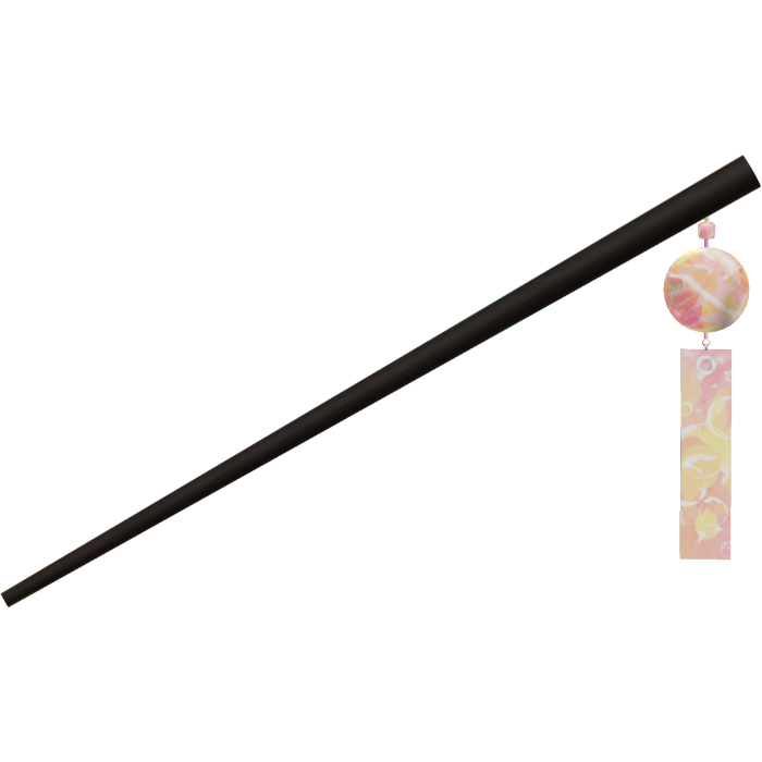 Crystal Orange Hairpin