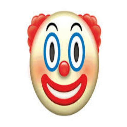 Clown Emoji Decal Because clowns cute Roblox decal