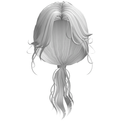 White Low Ponytail