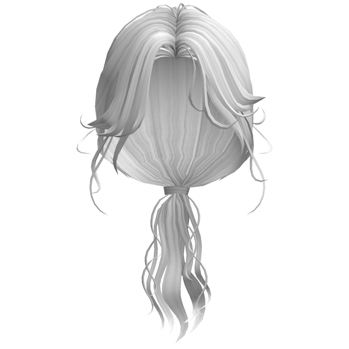 White Low Ponytail