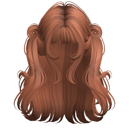 Ginger Cute Girly Twirly Pigtails