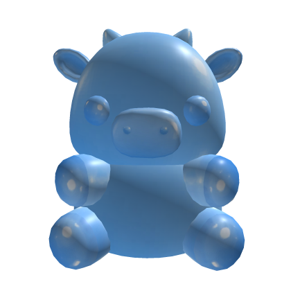 Blue Gummy Cow Shoulder Pet