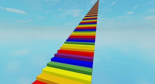 Climb 10,000 rainbow stairs to VIP