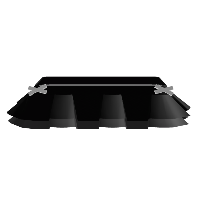 cute  black & grey bow skirt