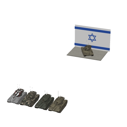 [Remake] War Thunder Israeli Main Battle Tank! Mil