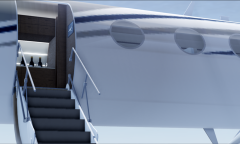 [✈️Nowy B737] Prywatny Port Lotniczy (Gulfstream G550)