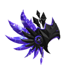 Amethyst Crystalline Feather Helm