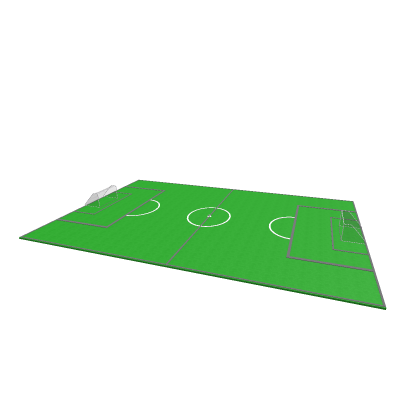 SOCCER STADIUM WITH BALL.