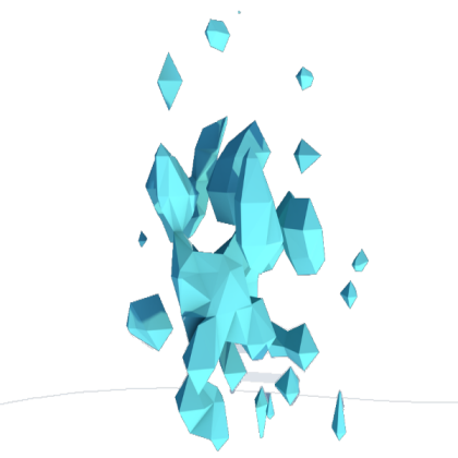 Ice Shards Transparent Roblox decal