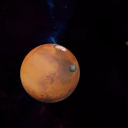mars mining and oil rig facility