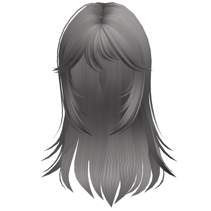 Wispy Horror Protagonist Hair Dusty Grey