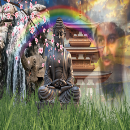 Beautiful Buddha Scenery Roblox decal