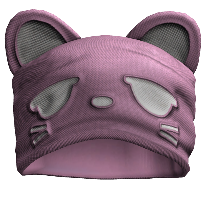 Pink Fumo Cat Beanie