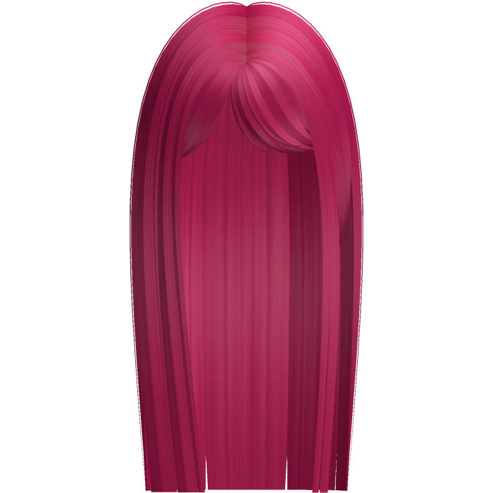 Sleek Popular Long Straight Hair (Hot Pink)