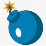 Blue bomb