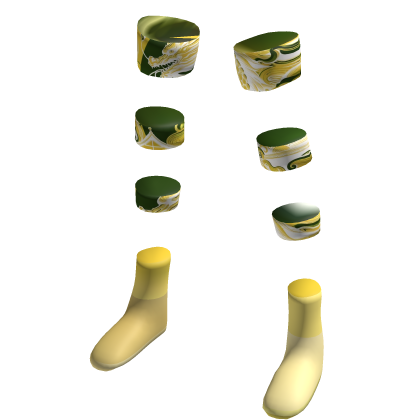 Yellow Light Dragon Pants & Shoes