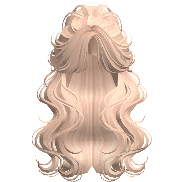 Crimped Wavy Empress Ponytail Blonde