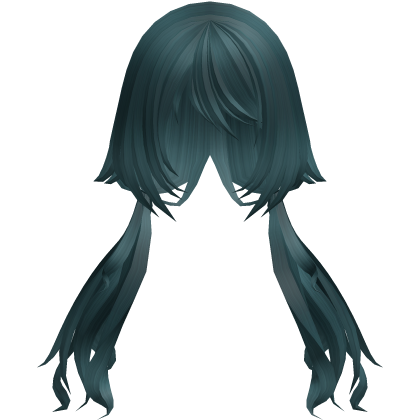 Long Wispy Moe Pigtails Teal Roblox item