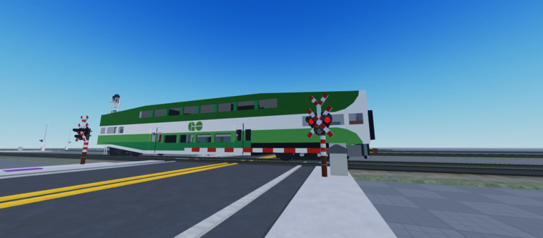 Crossing railroad (grass and snow update) screenshot 2