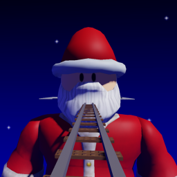 Cart ride into Santa!