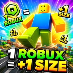 1 Robux = +1 Size