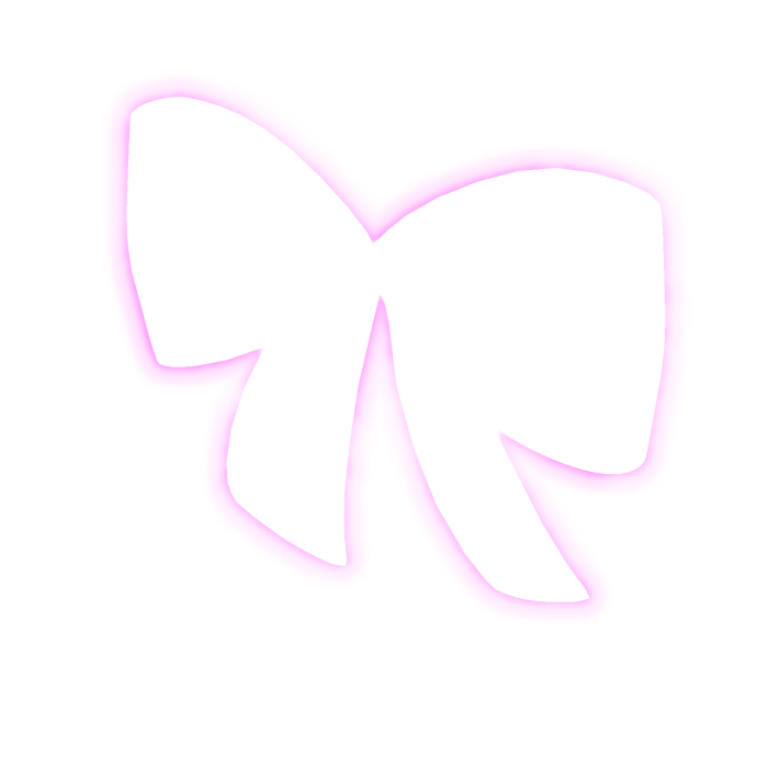 Pink Glowing Bow for Korblox