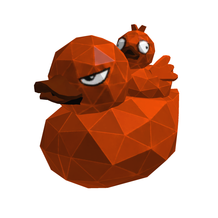 Dark Orange Duo Ducks Recolor (Addon)