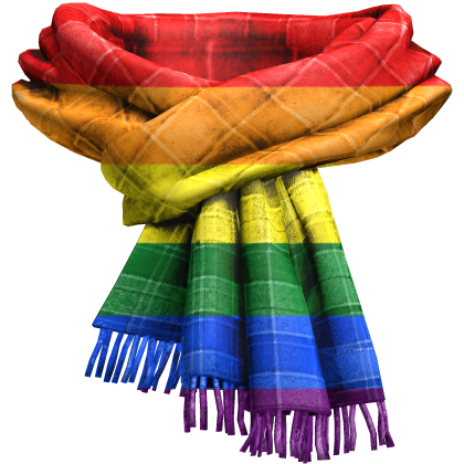 LGBT Pride Flag Neck Scarf 3.0