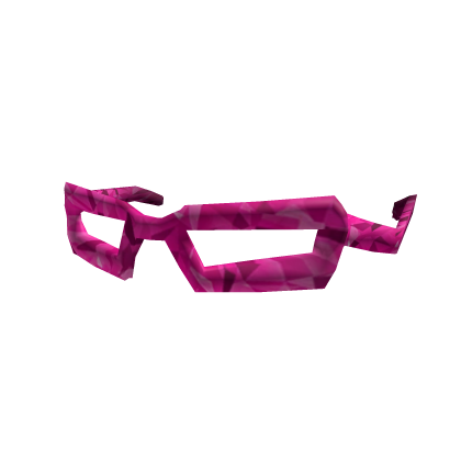a rich man's pair of sapphire cardboard glasses