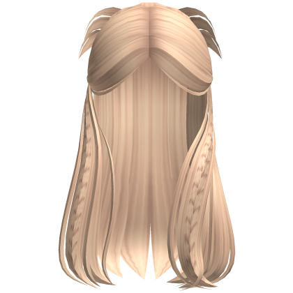 Braided Half Up Long Hair (Blonde) Roblox item