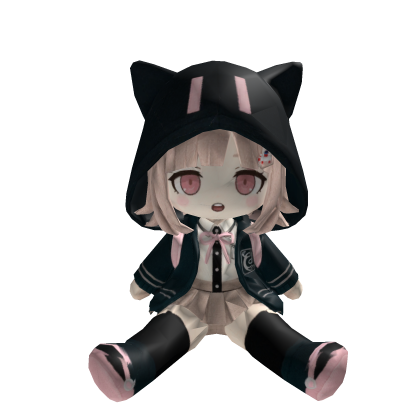Hooded Chiaki Nanami Waist Plush [Danganronpa] Roblox item