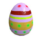 Cracked Decorated Egg