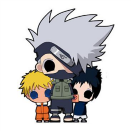 Kakashi, Sasuke & Naruto Roblox decal