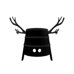 Dark Horned Hat