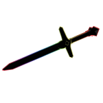Cartoony Rainbow Sword