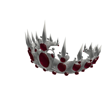 White Red Tiara Crown