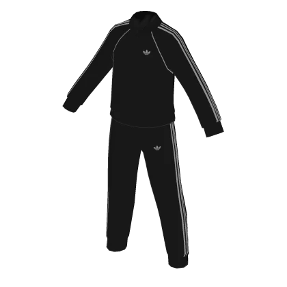 adidas Toon White on Black SST Track Suit Roblox Item Rolimon s
