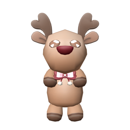 ! Cute Xmas Reindeer Pet christmas Dear - Red 
