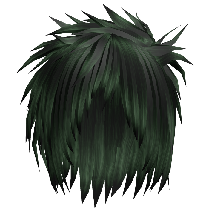 Dark Green Gyaruo J-rock Visual Kei Messy Hair 73.