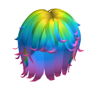 Stylish Swirly Wave Frutiger Aero Short Curly y2k Roblox item
