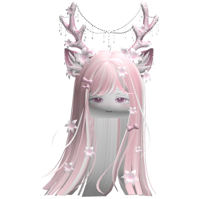 Ethereal Christmas Fairy Fawn Hair w/ Antlers