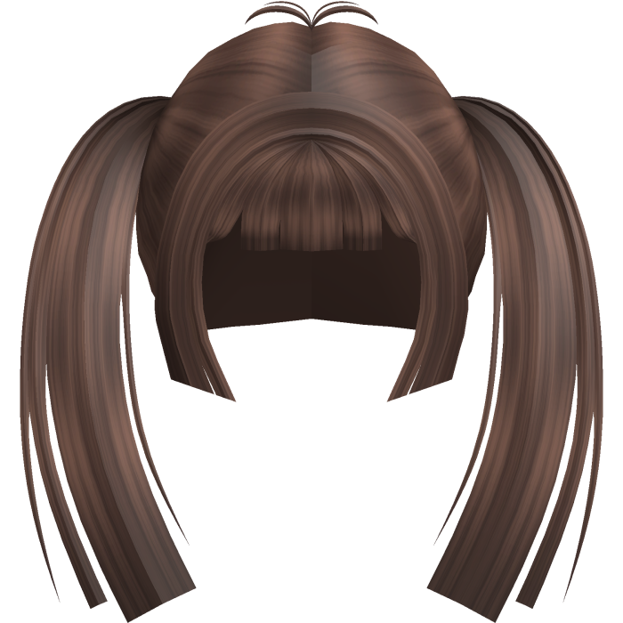 ♡ Kawaii long pigtails in Brown