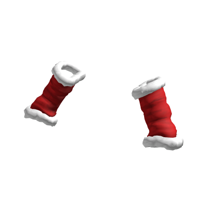 Fluffy Santa Christmas Arm Warmers thumbnail